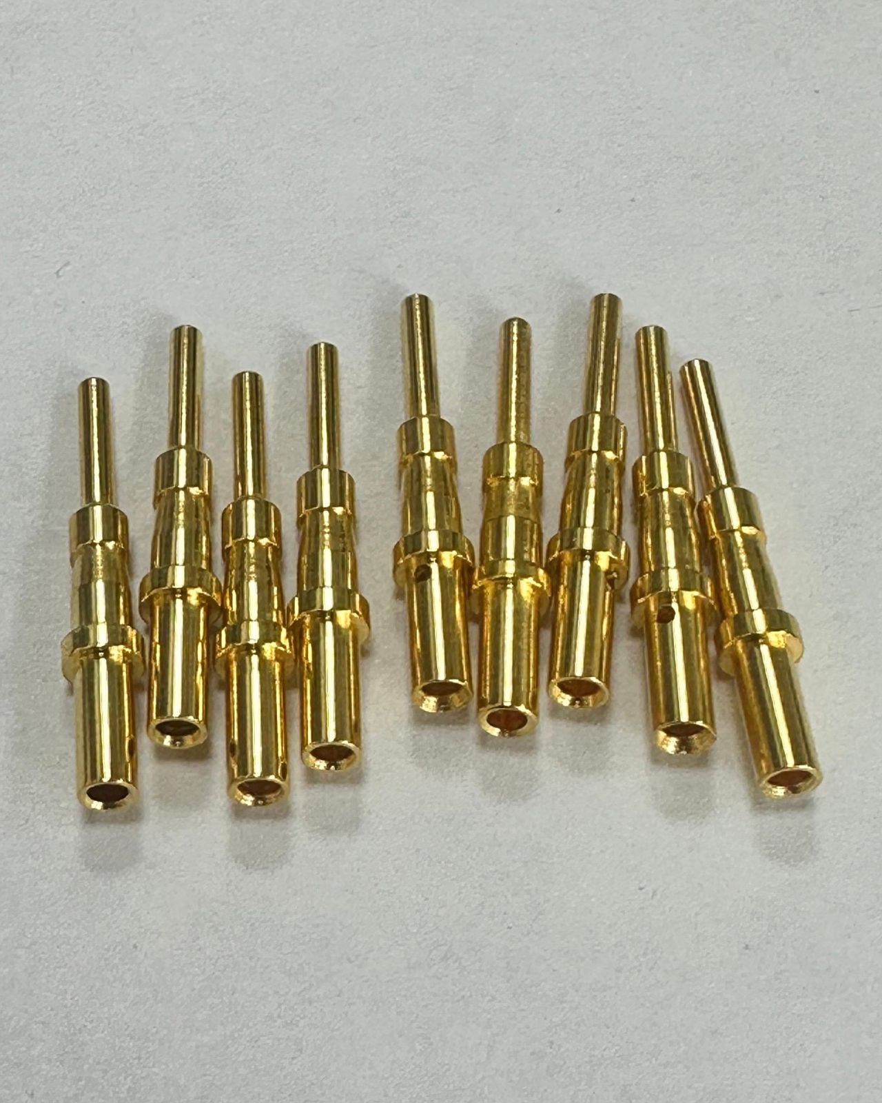 Gold-plated connector pins