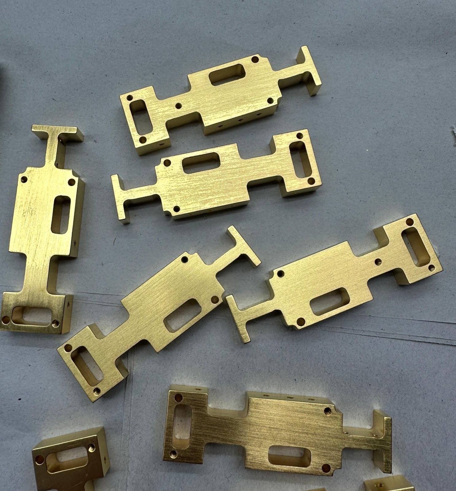 Gold-plated machined parts