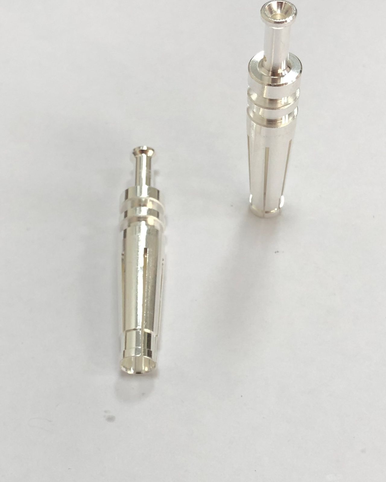 Silver-plated socket contacts